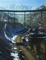 Carr Fork Canyon, Seen from ""G"" Bridge Fine Art Print