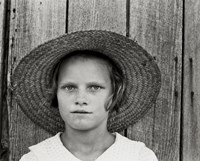 Lucille Burroughs, By Walker Evans Fine Art Print