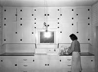 Modern Rural Kitchen 1930's Fine Art Print