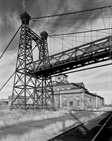 Pedestrian Suspension Bridge Fine Art Print