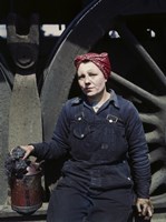 Railroad Wiper at Roundhouse, Clinton, Iowa Fine Art Print