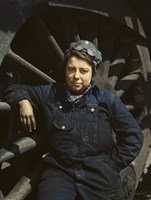 Railroad Wiper at Roundhouse, Iowa Fine Art Print