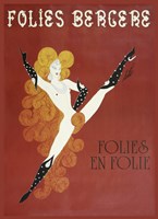Folies Bergere Risque by Vintage Apple Collection - various sizes