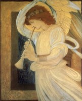 Angel With Shofar Fine Art Print