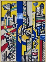 Study for Cinematic Mural, Study V by Fernand Leger - various sizes