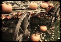 Pumpkin Wagon Fine Art Print