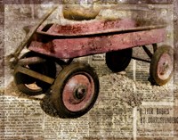 Red Wagon Fine Art Print