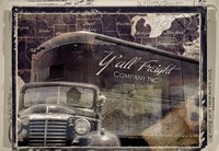 Y'all Freight Co Fine Art Print