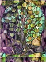 Golden Apples Framed Print