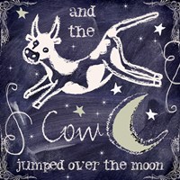 Chalkboard Nursery Rhymes IV Framed Print