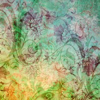 The Hat Pattern Colorized Redux I Fine Art Print