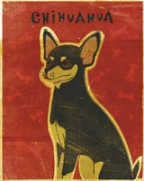 Chihuahua (black and tan) Fine Art Print