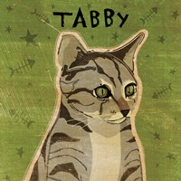 Tabby (grey) Fine Art Print