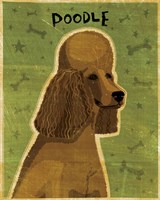 Poodle (brown) Fine Art Print