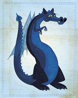 Blue Dragon Fine Art Print