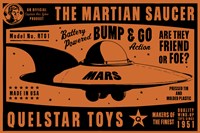 Quelstar Mars Saucer by John W. Golden - various sizes