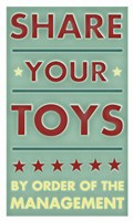 Share Your Toys by John W. Golden - various sizes