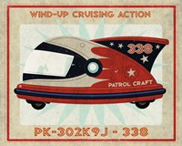 Patrol Craft 338 Box Art Tin Toy Fine Art Print