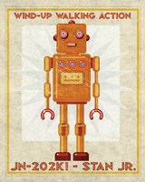 Stan Jr. Box Art Robot Fine Art Print