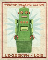 Lois Box Art Robot Framed Print