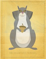 The Relentless Squirrel Fine Art Print