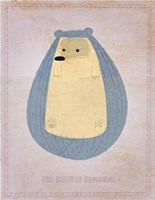 The Hirsute Hedgehog Framed Print