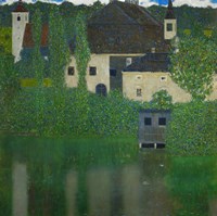 Unterach Manor On The Attersee Lake In Austria,  1915-1916 Fine Art Print