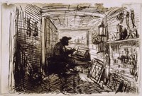 The Studio On The Boat,  c. 1860 Fine Art Print