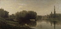 The Banks Of The Oise, 1859 Fine Art Print