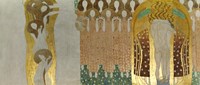 Detail from the ""Beethoven Frieze"" I by Gustav Klimt - various sizes