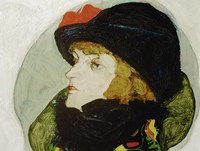 Portrait Of Ida Roessler, 1912 Fine Art Print