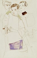 Triple Self Portrait, 1913 Fine Art Print