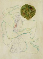 Seated Female Nude, 1914 Fine Art Print