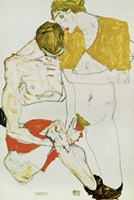 Lovers, 1913 by Egon Schiele, 1913 - various sizes