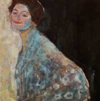 Damenbildnis In Weiss - Portrait Of A Lady In White, 1917-1918 Fine Art Print
