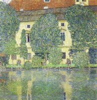 Schloss Kammer Am Attersee Iii (Wasserschloss), 1910 Fine Art Print