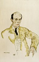Composer Arnold Schoenberg, 1917 Fine Art Print
