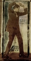 Egon Schiele With Raised Arms, 1914 Fine Art Print