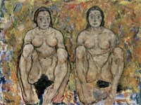 Squatting Women, 1918 Fine Art Print