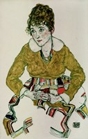Portrait Of The Artist's Wife, 1917 Fine Art Print