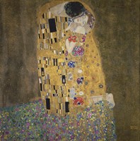 The Kiss,  1907-1908 Fine Art Print