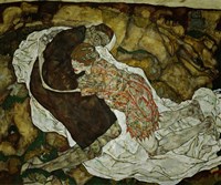 Death And The Maiden, 1915 Fine Art Print