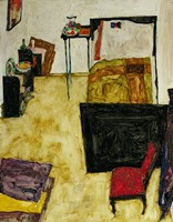 The Artist'S Room In Neulengbach, 1911 Fine Art Print