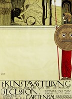 Poster for the First Art Exhibition of the ""Secession"" Art Movement Fine Art Print