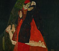 Cardinal And Nun (Liebkosung), 1912 Fine Art Print