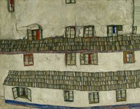Old Houses (Krumlov, Bohemia), 1917 Fine Art Print