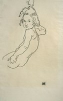 Nude Child, 1917 Fine Art Print
