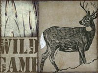 Deer with white tail Fine Art Print