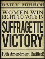 Women's Right to Vote Fine Art Print