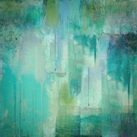 Aqua Circumstance Fine Art Print